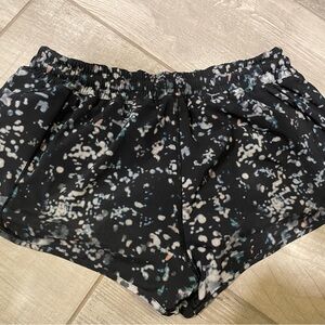 Lululemon Athletica Black and White Athletic Shorts